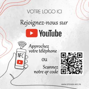 Stickers NFC YouTube