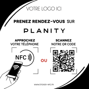 Plaque NFC Plexiglass 3mm Planity
