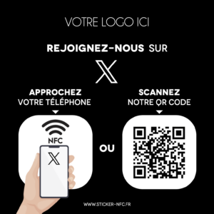 Sticker NFC X - Twitter